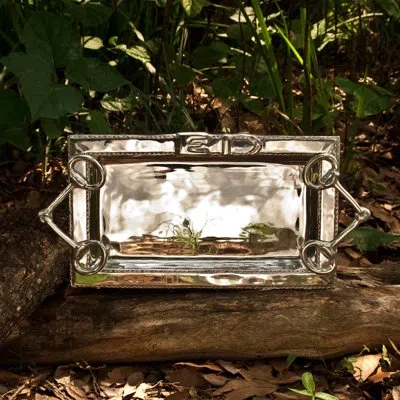 Beatriz Ball Western Serving Dish In Silver