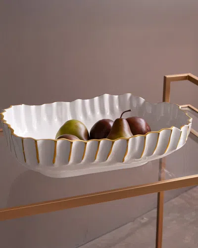Beatriz Ball X Gretchen Murchison Thanni Mystic Oval Bowl In White