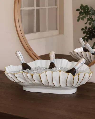 Beatriz Ball X Gretchen Murchison Thanni Mystic Oval Bowl In White