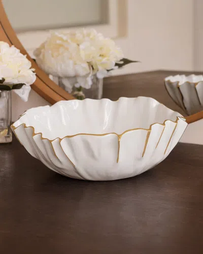 Beatriz Ball X Gretchen Murchison Thanni Mystic Round Bowl In Neutral
