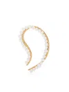 Beatriz Palacios Bandage Pearl-embellished Single Earring In Gold