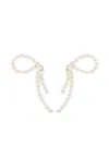 Beatriz Palacios Half Bow Earrings In Gold