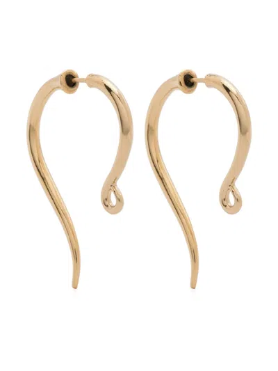 Beatriz Palacios Hook Earrings In Gold