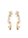 Beatriz Palacios Pearled Wave Earrings