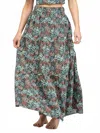 Beau & Ro Abby Midi Skirt In Tiny Garden