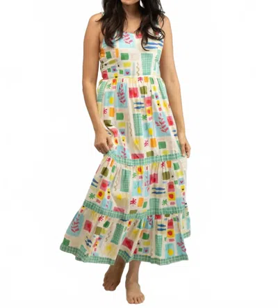 Beau & Ro Alice Dress In Al Fresco In Multi
