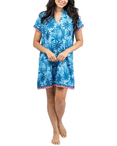 Beau & Ro Beach Tunic In Blue