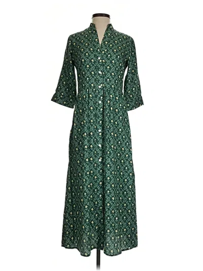 Pre-owned Beau & Ro Casual Dress In Green