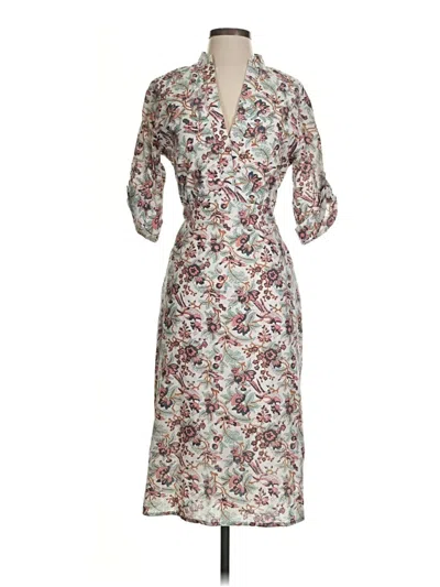 Pre-owned Beau & Ro Casual Dress In Ivory