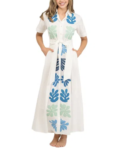 Beau & Ro Elle Maxi Dress In White