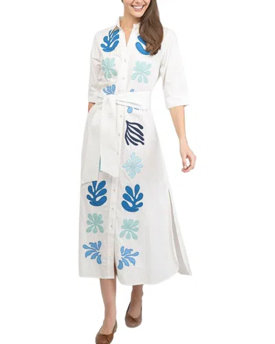 Beau & Ro Elle Maxi Dress In White