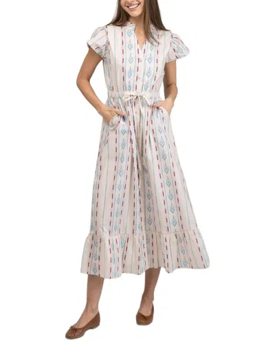 Beau & Ro Flutter Dress In White