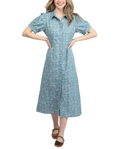 Beau & Ro Kris Dress In Blue