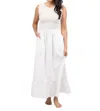 Beau & Ro Margot Midi Dress In White