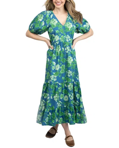 Beau & Ro Poppy Dress In Blue