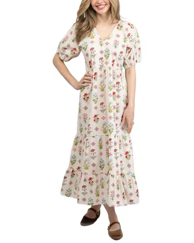 Beau & Ro Poppy Dress In White
