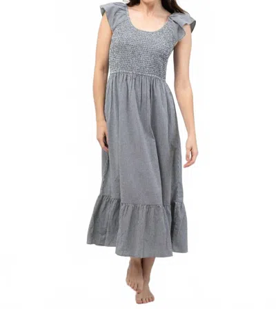 Beau & Ro Women's Goldie Dress In Black In Gray