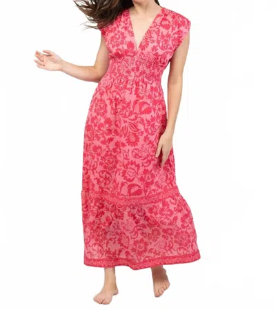 Beau & Ro Women's Lauren Dress In Pink In Red