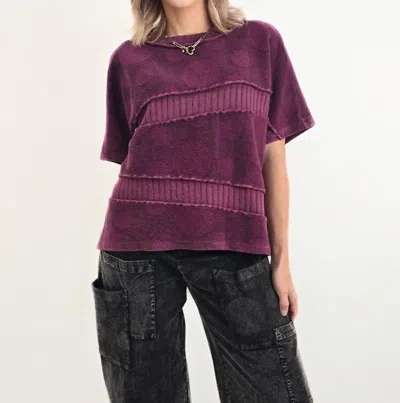 Beau Jours Eileen Beet Top In Purple