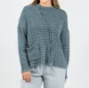 Beau Jours Ronnie Long Sleeve Top In Tide In Multi