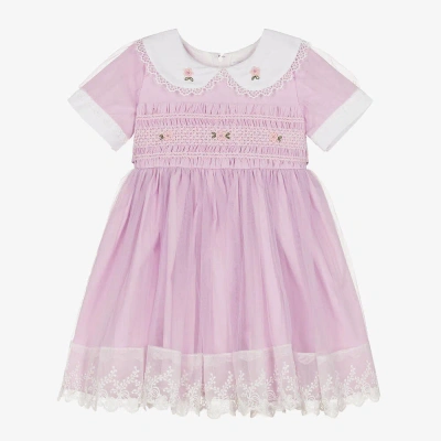 Beau Kid Babies'  Girls Lilac Purple Tulle Dress
