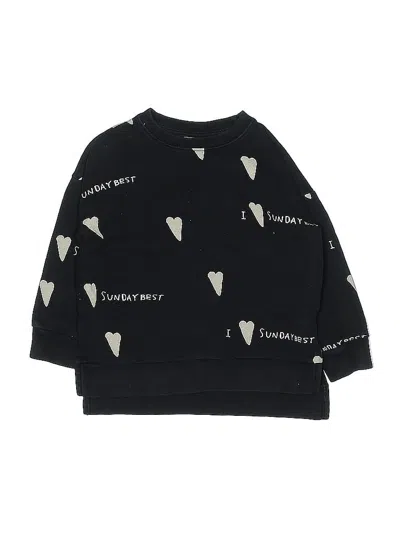 Pre-owned Beau Loves Kids' Pullover Sweater In Black