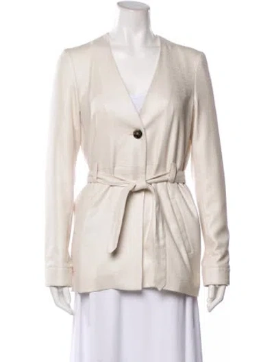 Pre-owned Beau Souci Blazer In Neutral