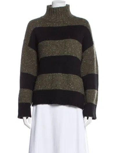 Pre-owned Beau Souci Cashmere Striped Sweater In Multi