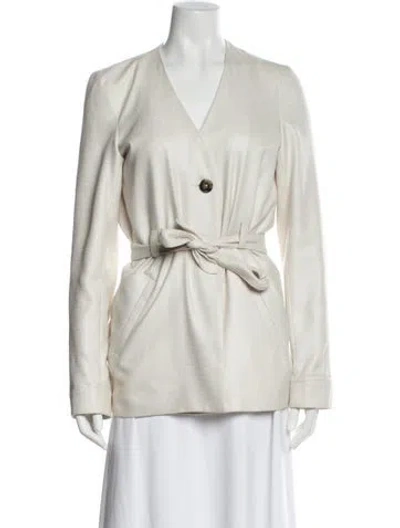 Pre-owned Beau Souci Jacket In Neutral
