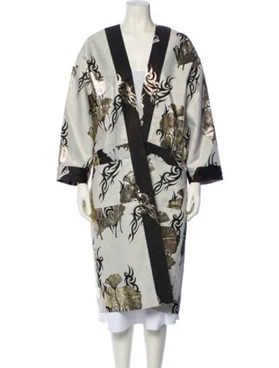 Pre-owned Beau Souci Printed Coat In Multi