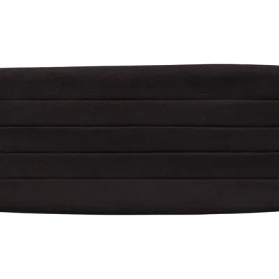 Beau Ties Of Vermont Charmeuse Silk Cummerbund In Brown