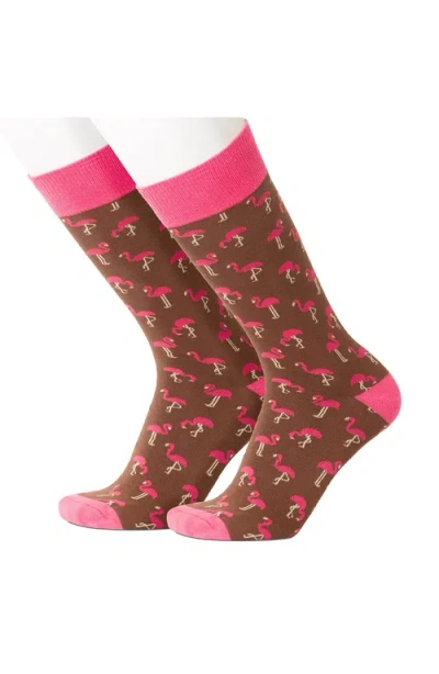 Beau Ties Of Vermont Flamingo Pink Socks