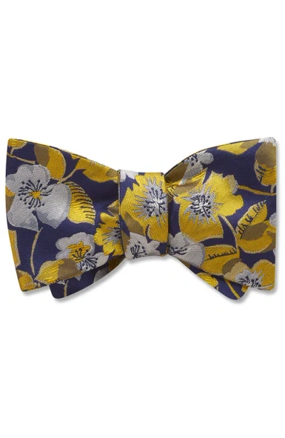 Beau Ties Of Vermont Florabunda Bow Tie In Blue