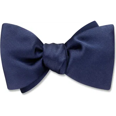 BEAU TIES OF VERMONT BEAU TIES OF VERMONT NAVY CHARMEUSE BOW TIE