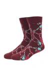 Beau Ties Of Vermont Socks In Burgundy