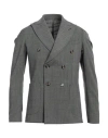 Beaucoup .., Man Blazer Lead Size 44 Polyester, Wool, Elastane In Grey