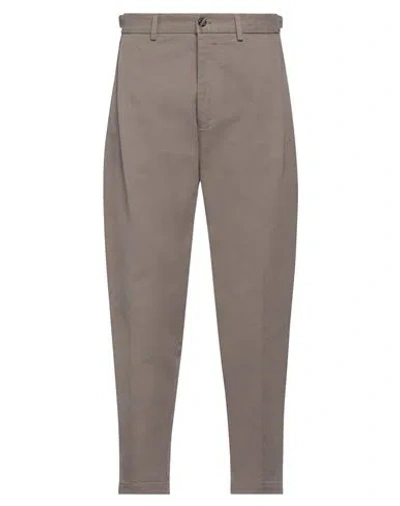 Beaucoup .., Man Pants Khaki Size 28 Cotton, Elastane In Beige