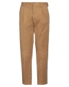Beaucoup .., Man Pants Khaki Size 34 Cotton, Elastane In Beige