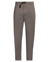 Beaucoup .., Man Pants Taupe Size 36 Cotton, Elastane In Grey