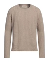 Beaucoup .., Man Sweater Beige Size Xl Wool, Polyamide In Beige