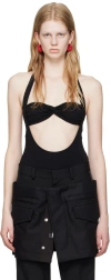 Beaufille Black Baes Bodysuit In Black