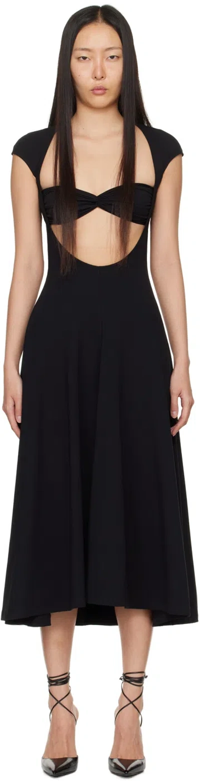 Beaufille Baes Cut Out Dress In Black