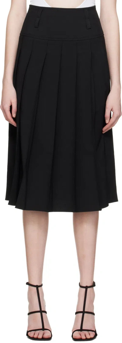 Beaufille Black Devi Midi Skirt