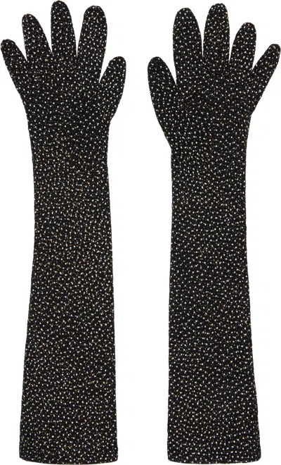 Beaufille Black Elbow Gloves
