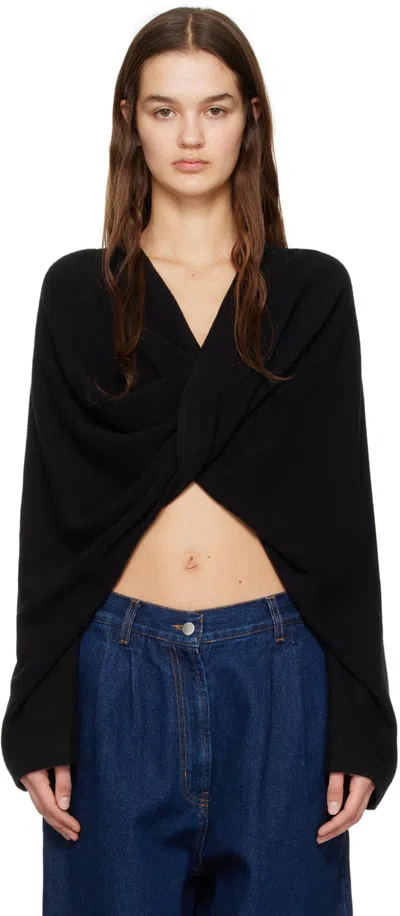 Beaufille Black Twist Sweater
