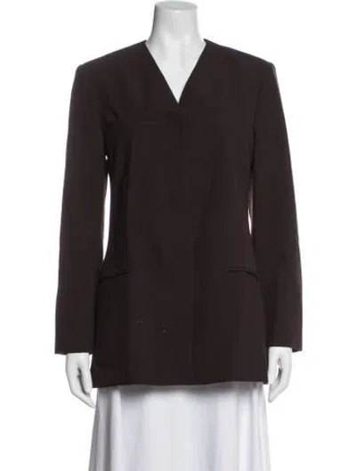 Pre-owned Beaufille Blazer In Brown
