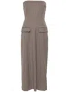 Beaufille Brown Callie Maxi Dress In Brown