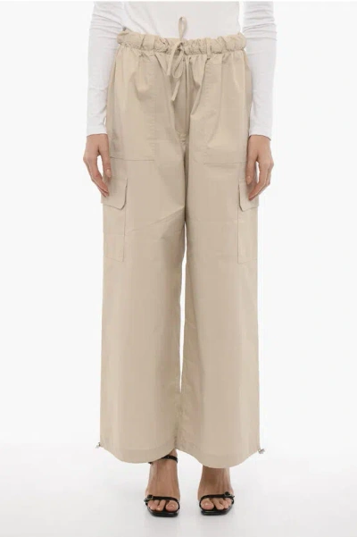 BEAUFILLE CARGO ERNST PANTS WITH DRAWSTRING WAIST