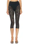 Beaufille Black Cassia Capri Leggings In Black