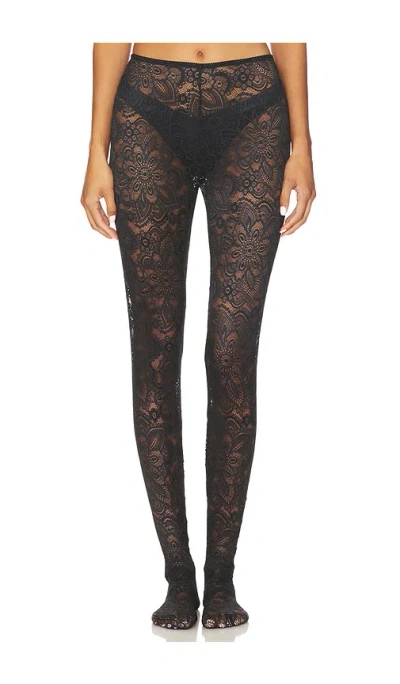 Beaufille Cassia Lace Stockings In Black